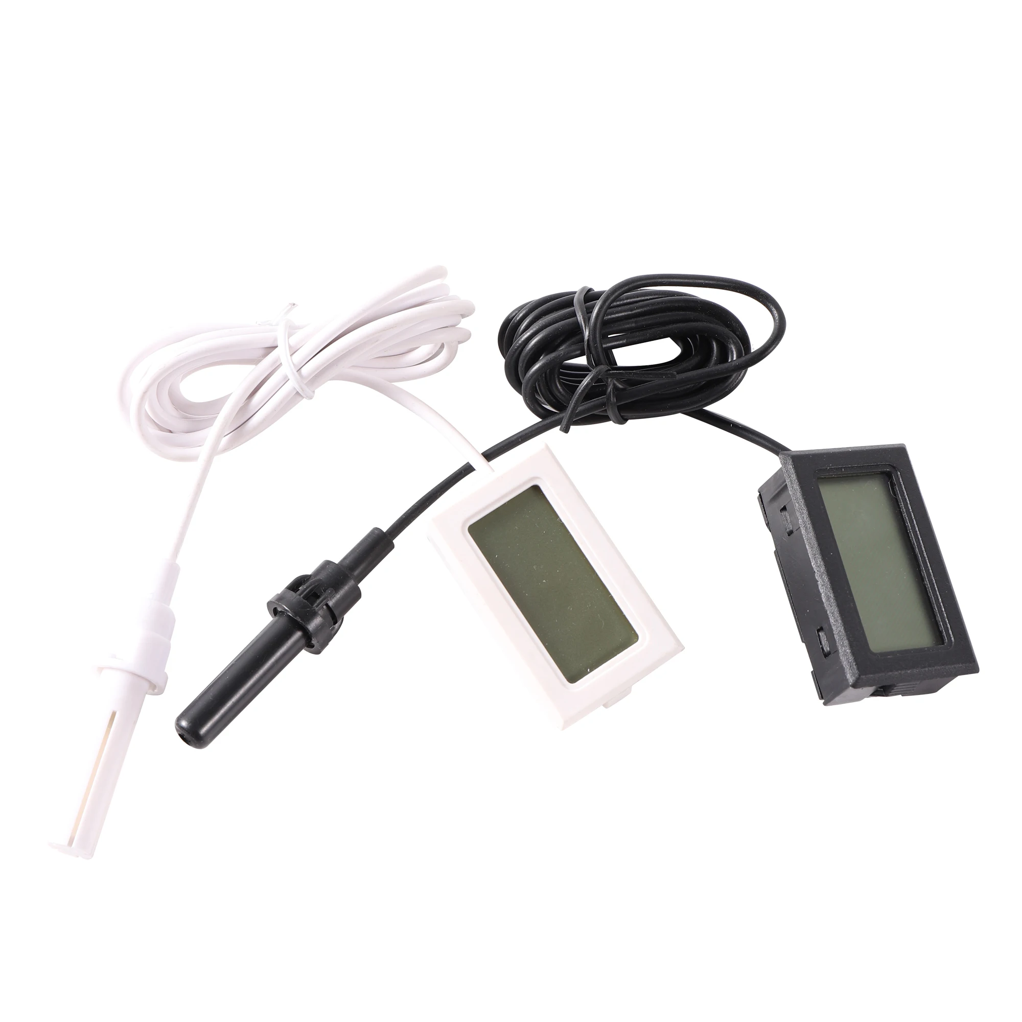 Higrómetro electrónico FY-12 para aves de corral, termo higrómetro LCD Digital con sonda del Sensor