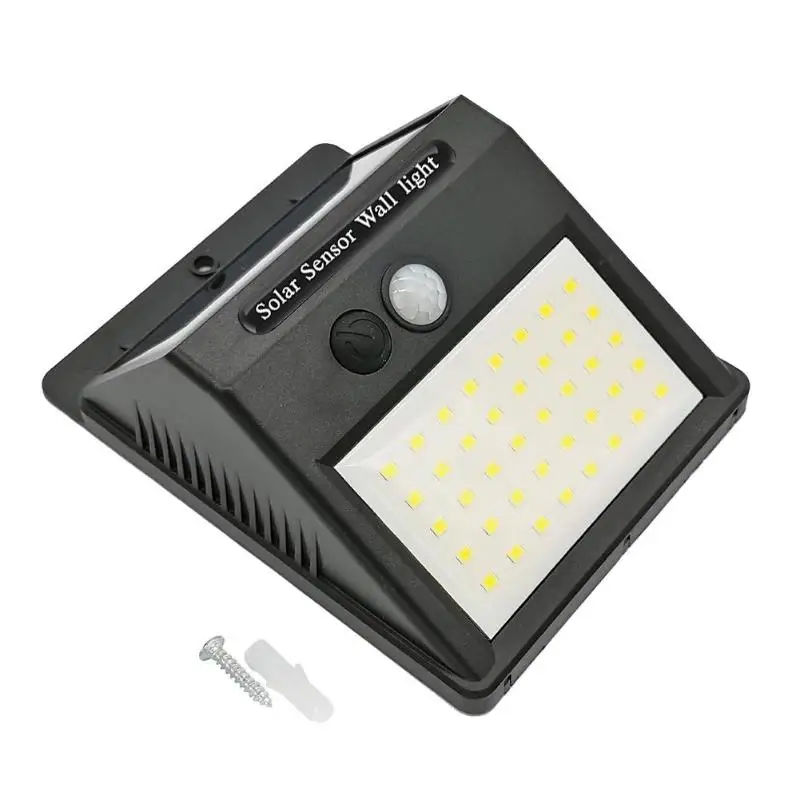 40LED Солнечный свет датчик движения водонепроницаемый открытый уличный двора дорожка лампа