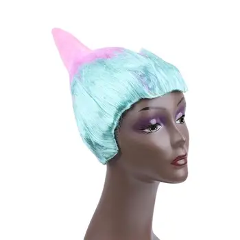 

Carnival Elf Wig Flame Shape Wig Performance Cosplay Headdress Troll Festival Carnival Masquerade Dress Up Party Decoration
