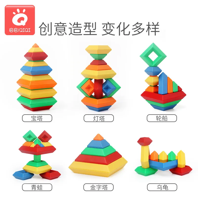 

Children Circle Tower Jenga Educational Stacked Cup Rainbow Cup Set Toy Turn Turret Pile Style Music Set Non-Plastic