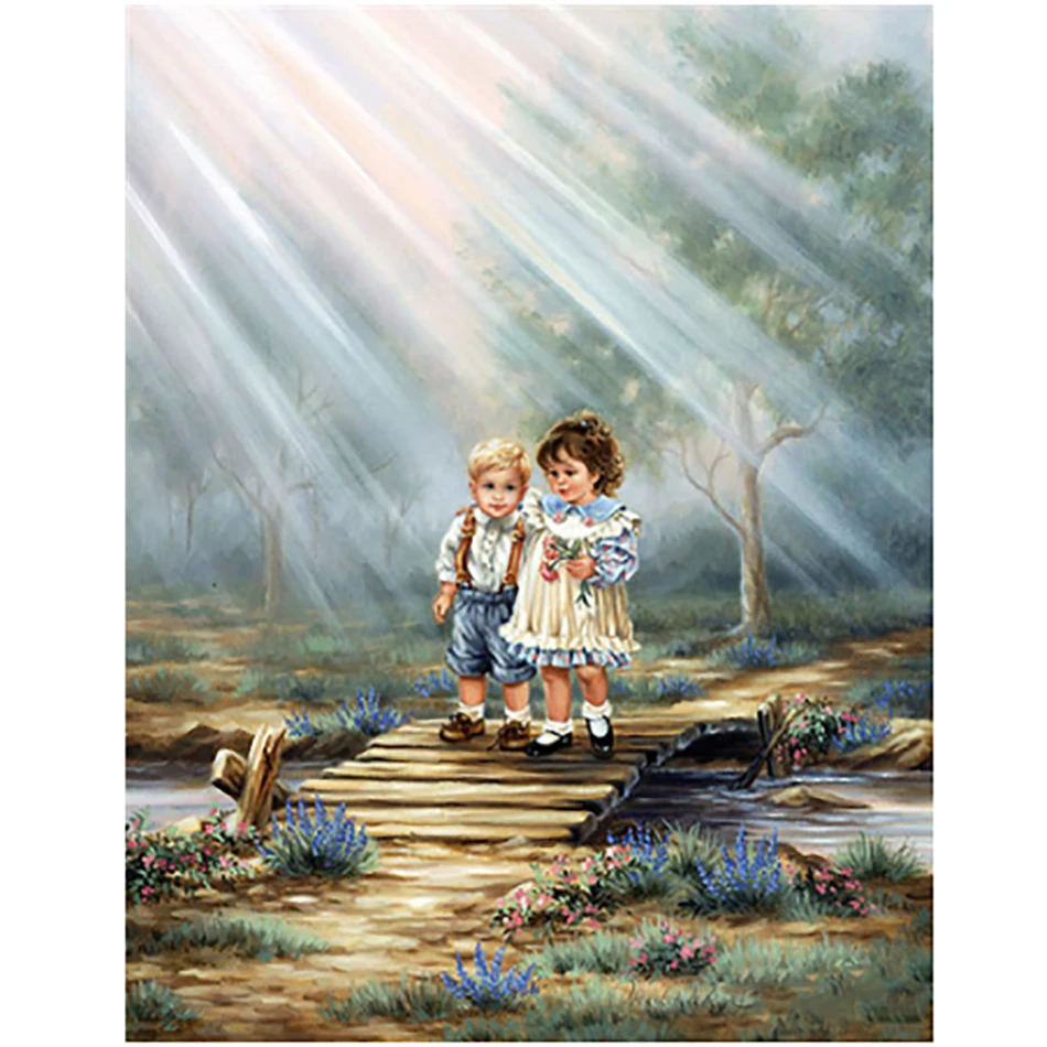 

Full 5D Diy Diamond Painting Innocence Mosaic Diamond Rhinestone Embroidery Cross Stitch Home Decor Handicrafts Gift