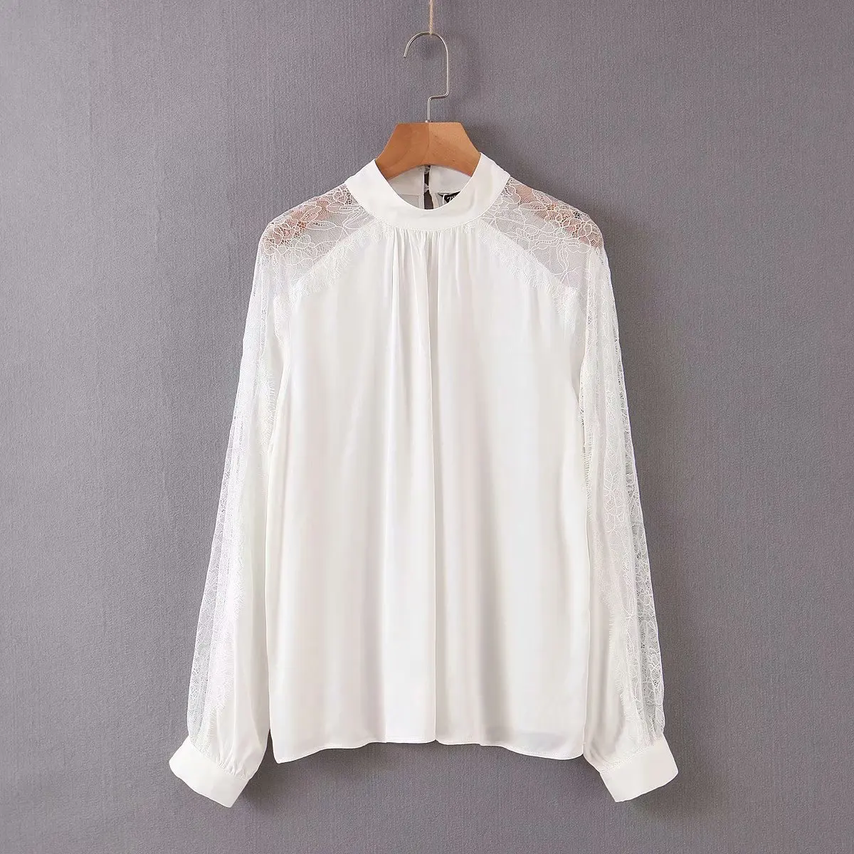 Новая атласная Женская блузка Топы Блузы-водолазки одежда Blusas Camisas Mujer