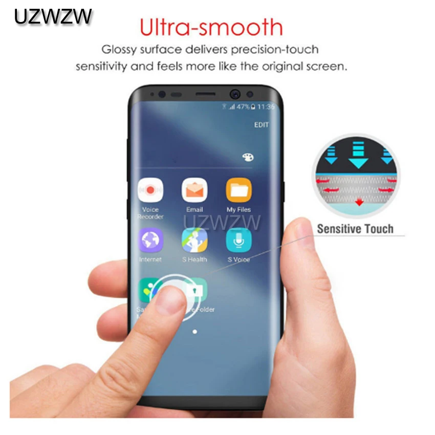 3D изогнутое закаленное стекло для Samsung Galaxy S8 Plus S7 защитное стекло|Защитные стёкла