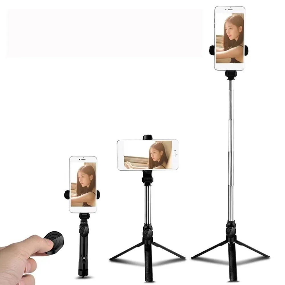 

Tripod Selfie Stick Mobile Phone Vertical And Horizontal Video Selfie Stick Handheld Folding Phone Clip 270 degree rotation