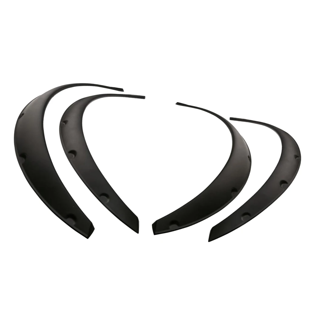 

4pcs Universal Car Wheel Fender Flare Mud Guard Frame Paint Protector