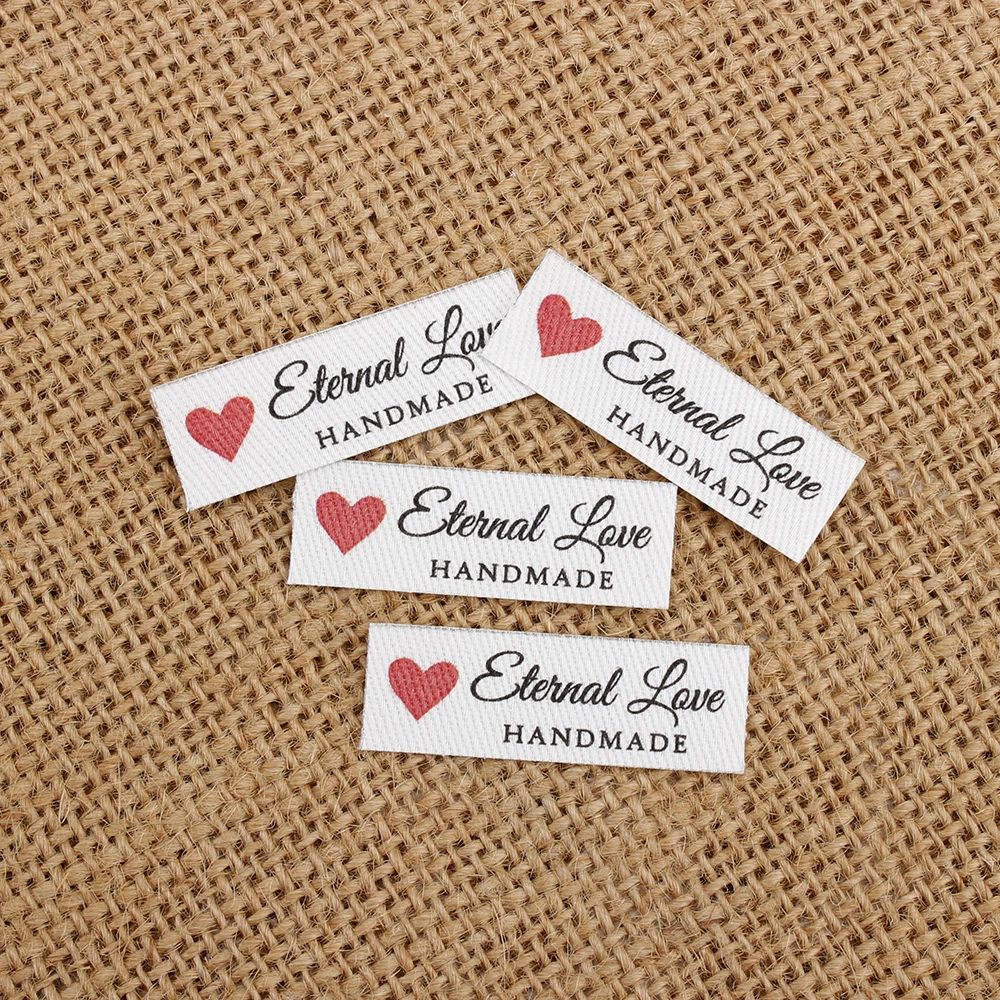 

128pcs Custom Ironing Labels, Logo or Text, Personalized Brand , Clothing Labels, Printing, Custom Design (TB3064)