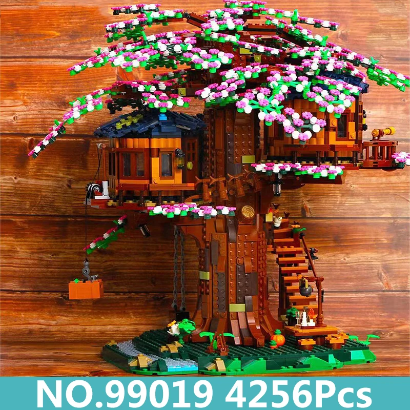 Lepinblocks, 3 цвета, 99019 идей, дерево, дом, строительные блоки, набор, 21318, игрушки для детей, рождественский подарок, король, кирпичи с фигуркой