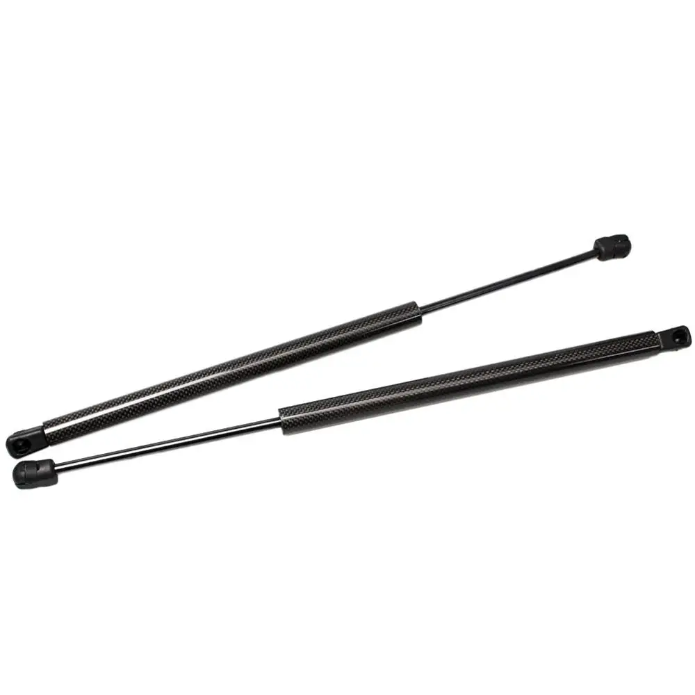 black carbon fiber Для Toyota Camry Sedan 2007-2011 передний L& R капот капота из углеродного волокна газовые стойки амортизаторы подъемные опоры 695 мм - Цвет: black carbon fiber