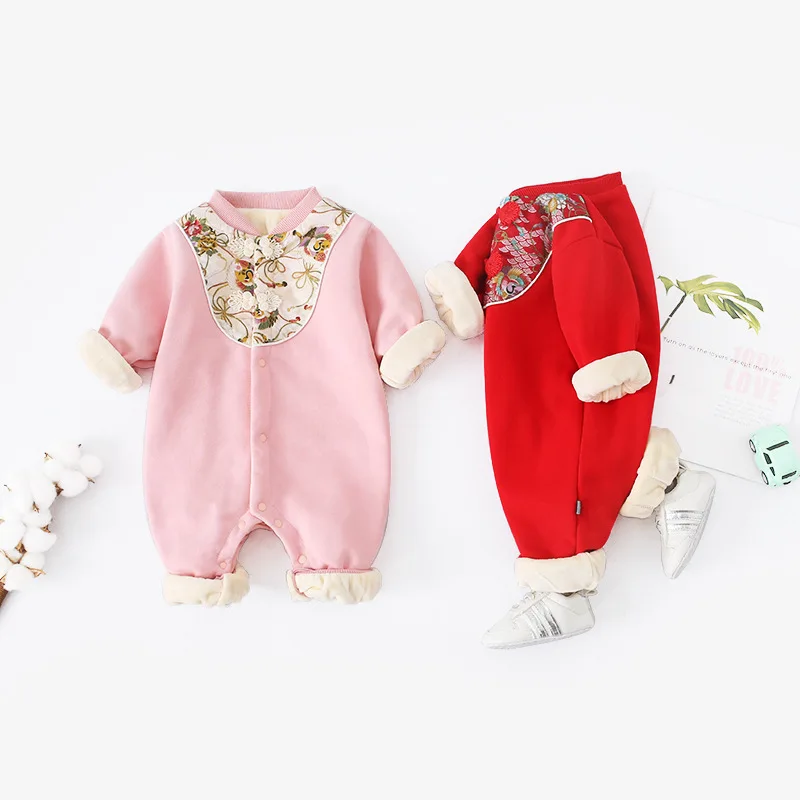 Зимний детский комбинезон бархатная утолщенная детская одежда