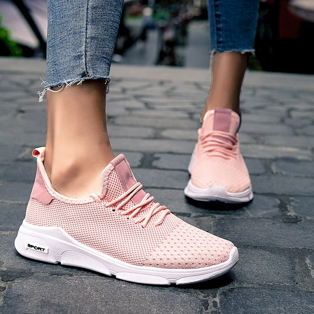2019 New Summer Women Sneakers Ladies Comfortable Shoes Jogging Shoes zapatillas mujer LC-06 - AliExpress