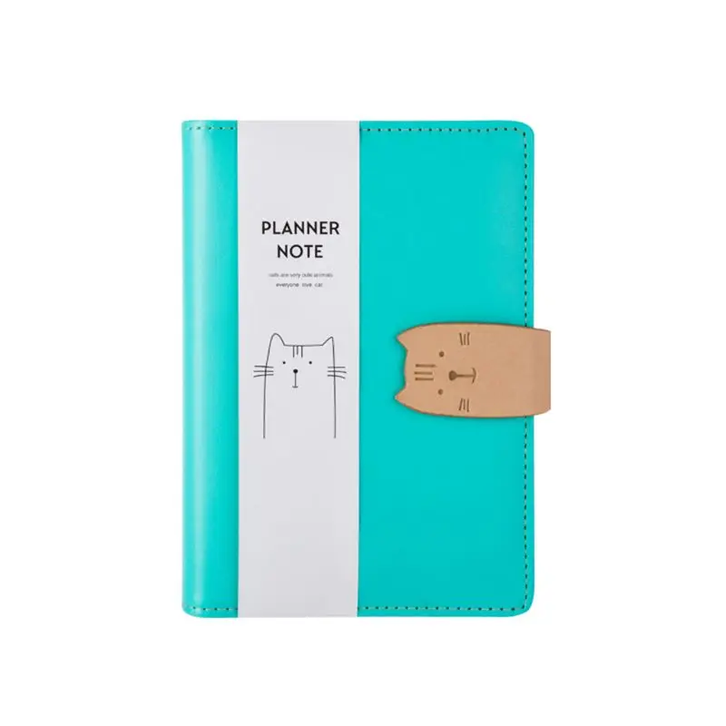 Kawaii Cat Journal Sketchbook спиральный переплет путешественников A6 блокнот планировщик блокнот офисные школьные принадлежности L41E