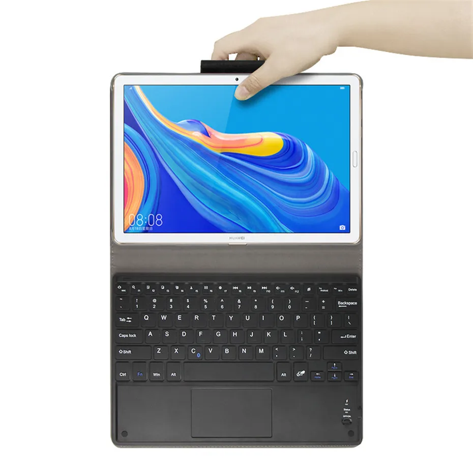 Case for Huawei MediaPad M6 8.4 '' VRD-W09 VRD-AL00 Wireless Bluetooth Keyboard Protective Tablet C