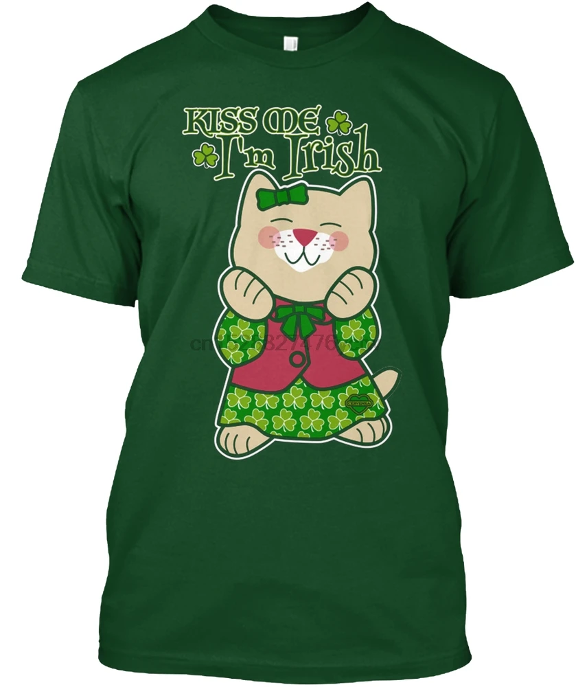 Мужская футболка Kiss Me I'm Irish-день cвятого Патрика (1) женская | одежда