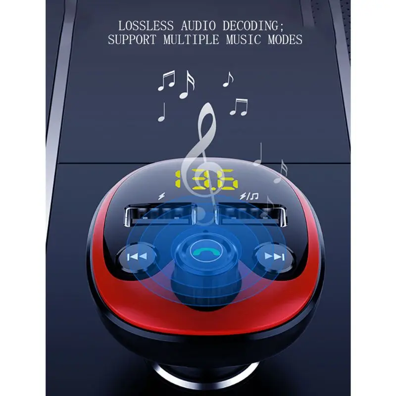 Автомобильный Bluetooth беспроводной передатчик MP3 радио плеер USB зарядное устройство автозапчасти многофункциональный автомобильный адаптер электроники
