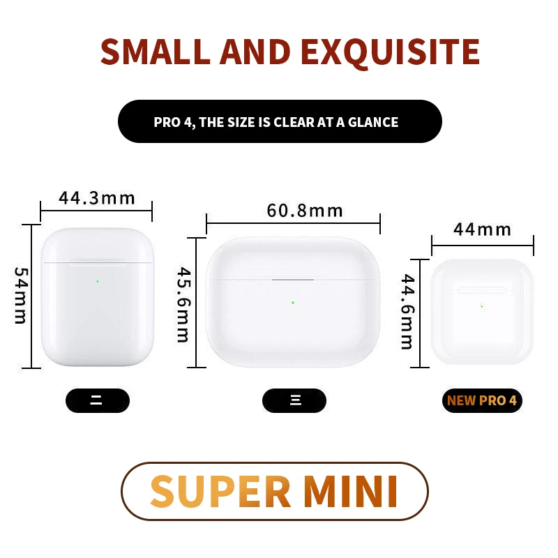 TWS Bluetooth Earphone Wireless Headphones Air Earbuds Sport Handsfree Headset With Charging Box For Apple iPhone Android Xiaomi