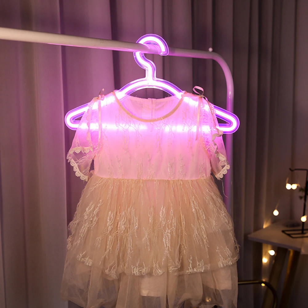 Led Neon Light Hanger Neon Sign light Lamp USB for Store Room Home Party Wedding Decoration Christmas Gift Wall Decor