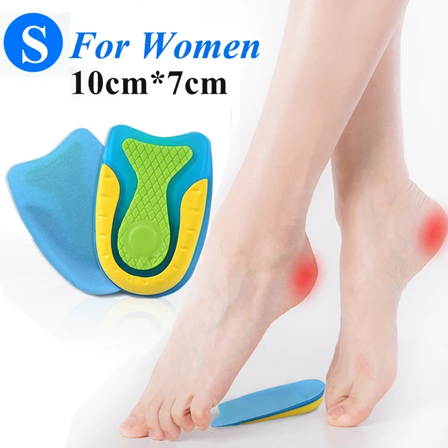 Silicone Non-Slip Gel Soft Sport Shoe Insoles Massaging Insole Orthopedic Foot Care For Feet Shoes Sole Shock Absorption Pads Half pad For women