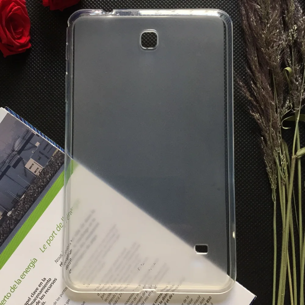 Мягкий чехол из ТПУ для Samsung T330 Galaxy Tab 4 8 0 SM-T331 планшета задняя крышка + стилус |