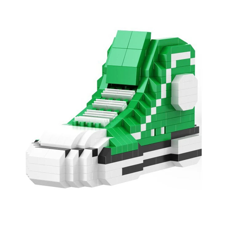 Коллекция nanobricks 80s classic convers all star Баскетбол Спортивная обувь микро алмаз строительный блок сборка модель игрушки