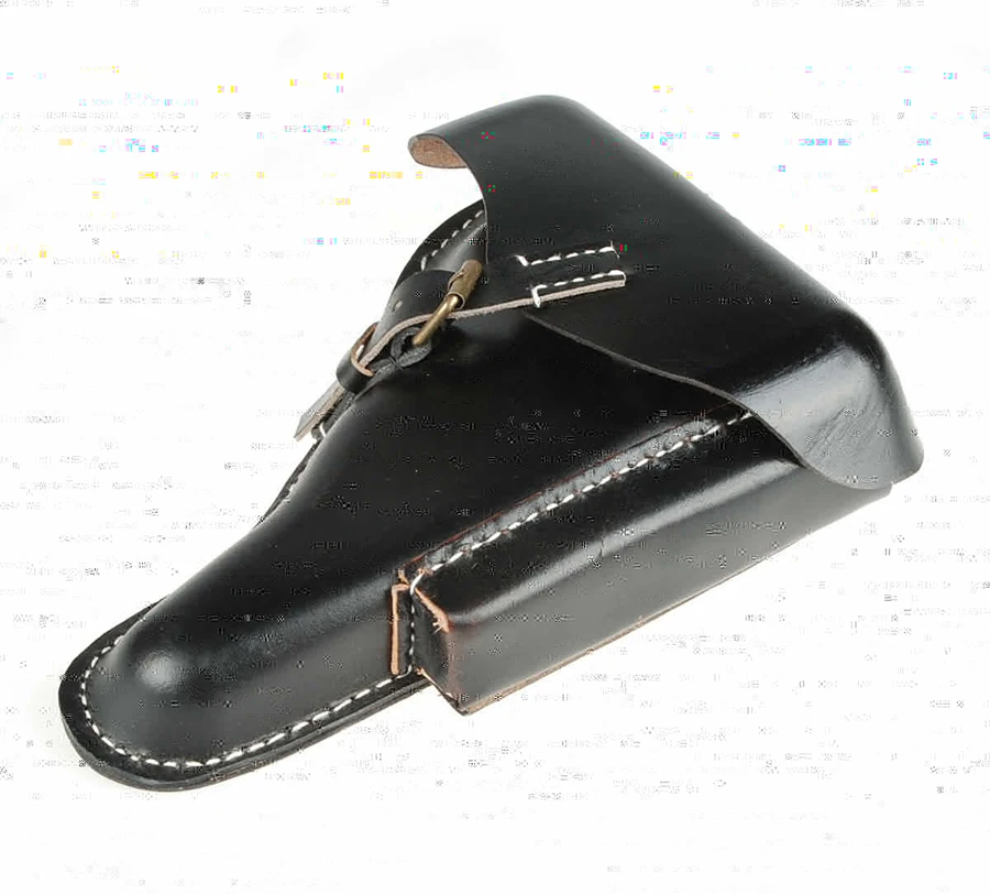 WWII GERMAN ELITE LUGER P08 P-08 HARDSHELL HOLSTER LEATHER OUTDOORS MILITARY military holster