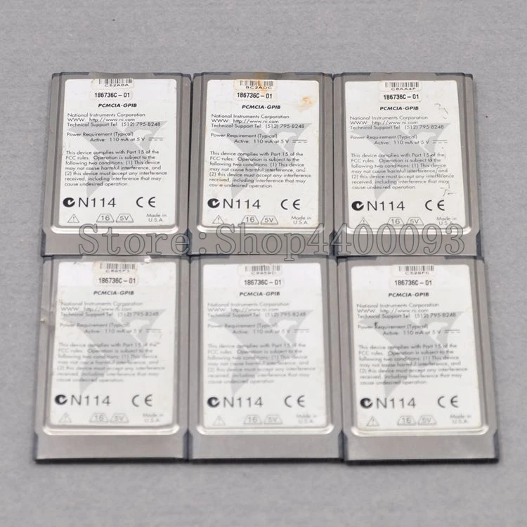 NATIONAL INSTRUMENTS PCMCIA-GPIB 186736C-01 110mA 5V IEEE488card сбора данных карты