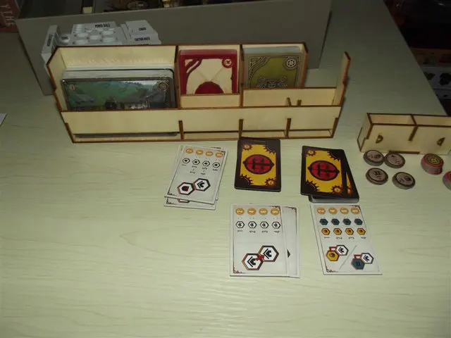 Коробка для хранения карт и игр органайзер для Scythe War деревянный приемный компактный чехол разбитая шкатулка для лазерной резки 351x287x93 мм