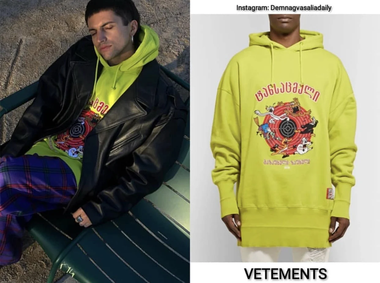 Vetements толстовки для мужчин и женщин Высокое качество Мультфильм Вышивка vetements свитшоты уличная kanye west vetements пуловеры