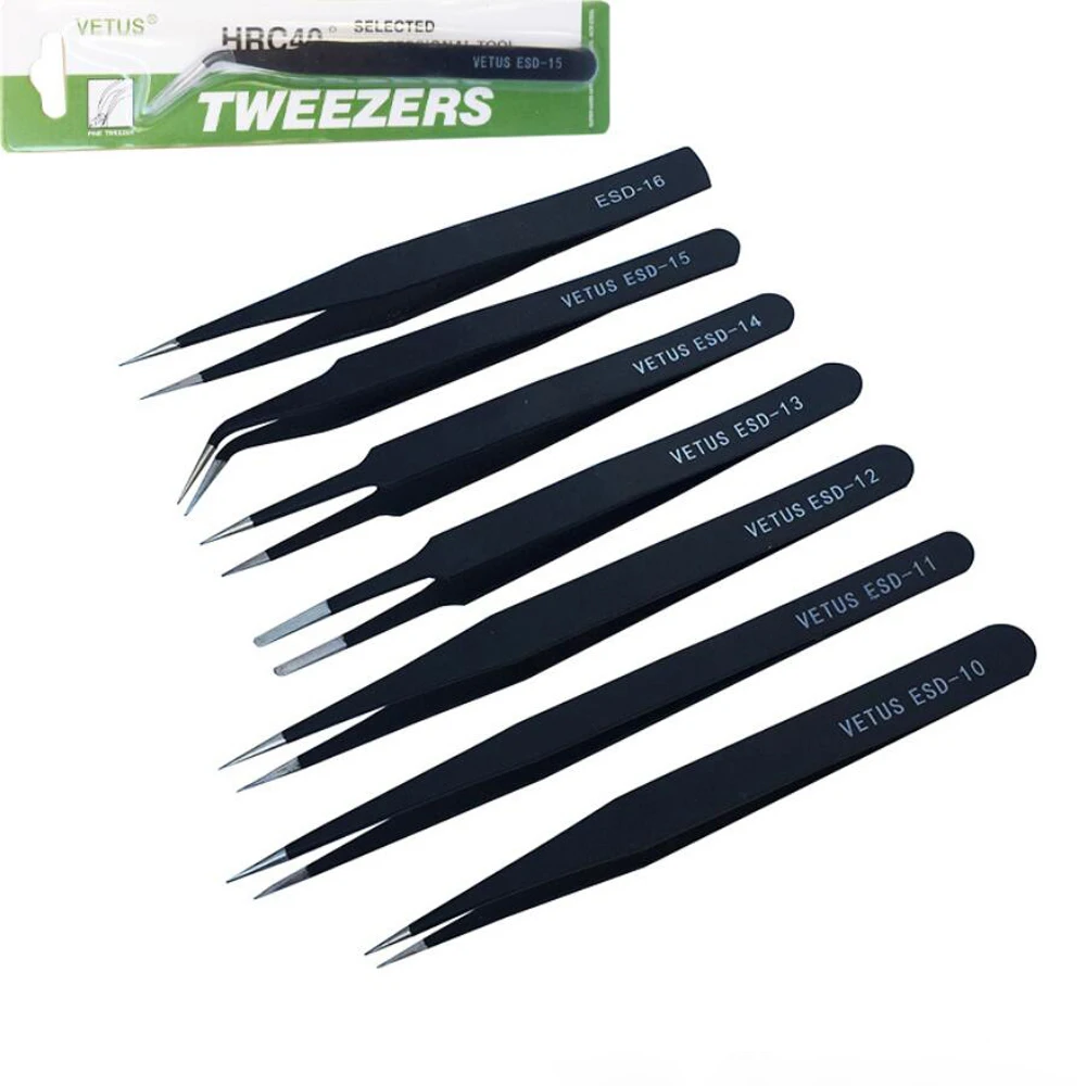 

1pc Pointed Tweezer Curved Tips Tweezers For Electronic Cigarette Vape Cotton Rda Rba Rta Rdta Atomizer Heating Wire Diy Tool