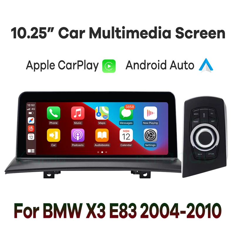 Автомобильный мультимедийный плеер Apple CarPlay проводной 10 25 дюйма для BMW X3 E83