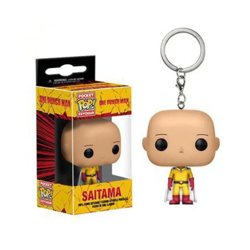 

Funko Pop Pocket One Punch Man Keychain Saitama Action Figure Toys
