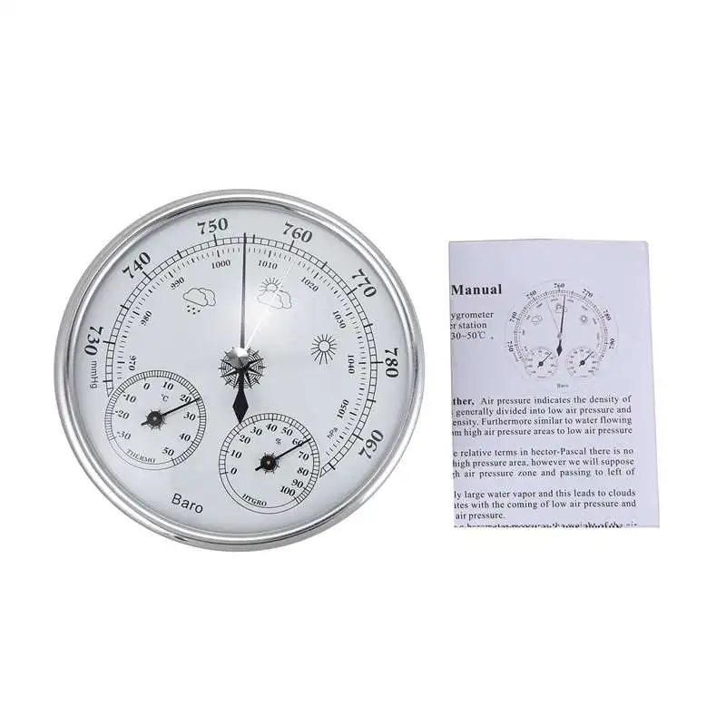 Настенный бытовой термометр гигрометр Высокая точность манометр воздуха погода инструмент барометр