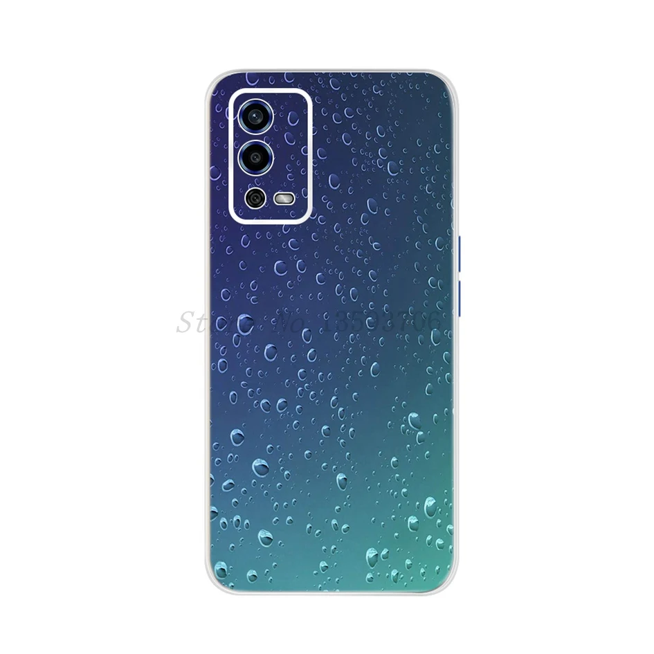 cases for oppo back For OPPO A54 A55 Case 2021 Phone Cover Cute Love Heart Kiwi Printed Soft Silicon Bumper For OPPOA54 CPH2239 Back Protector Cover cases for oppo cases