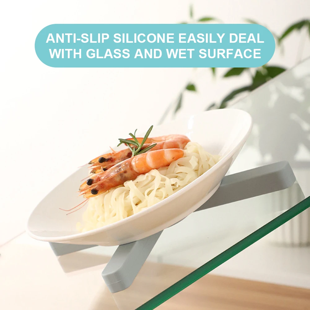 Lot de 2 dessous de plat pliables, antidérapants et résistants à la chaleur, servant également de dessous de plat en croix ou de sous-verre. Accessoires de cuisine_voghion.com