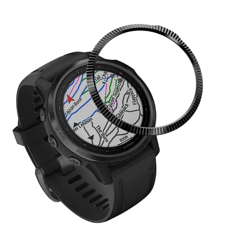 Metal Bezel Ring Cover Dial Scale Speed Protective Case for Gar-min Fenix 6S Kit