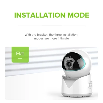 

Baby Monitor Wifi Indoor Surveillance Camera 1080P HD Monitor, 2 Million Pixels, Maximum Support 64GB