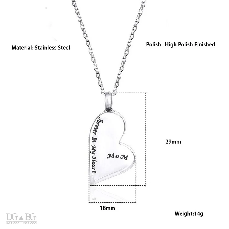 Кулон в форме сердца кулон для родного урна кремационной золы|Гробы и урны