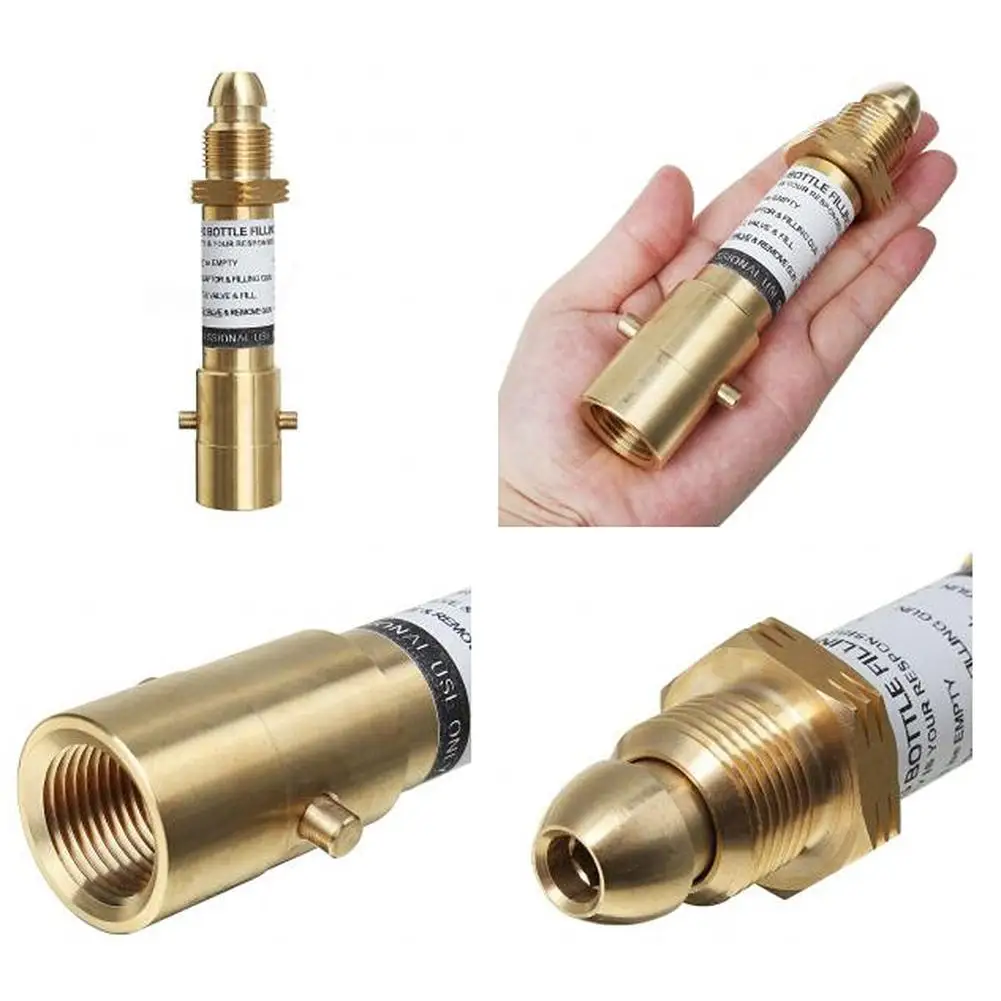 NEW Propane Bottle Replacement Brass Adapter for LPG GPL Gas Bottles#CO