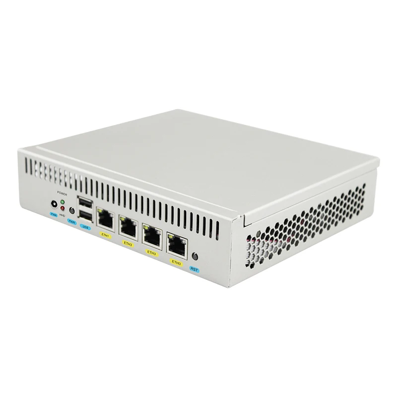 Fanless Pfsense Soft Routing Mini PC: 4 LAN, I3/I5/I7 CPU, Firewall, VPN Router, Gaming, Industrial Office Computer Description Image.This Product Can Be Found With The Tag Names Barebone Mini PC, Computer Office, Fanless pfsense soft routing