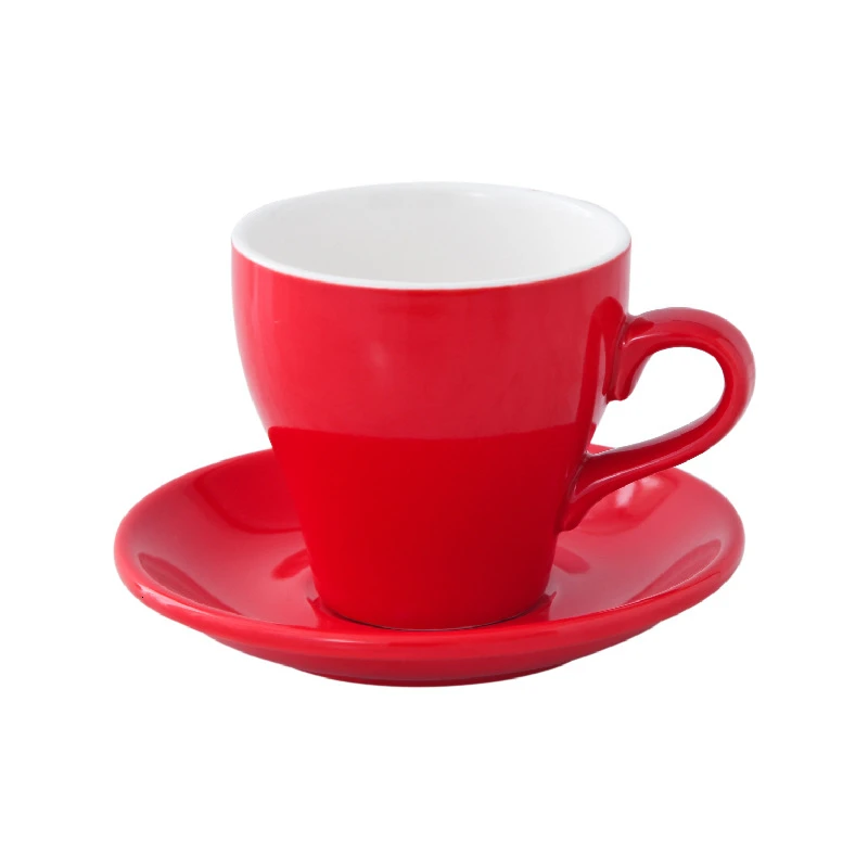 350cc цвет Макарон латте искусство кофейная чашка и блюдце наборы Demitasse Tasse кафе Xicara капучино кофейная кружка Koffie Kopjes чашка