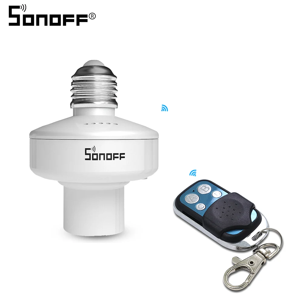 Itead Sonoff Slampher 433Mhz RF светильник E27 держатель лампы беспроводной для умного дома беспроводной пульт дистанционного управления 2A 400W - Комплект: RC and RF