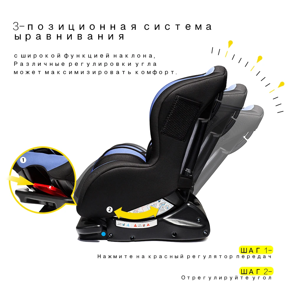 Baaobaab Red Baby Convertible Child Safety Car Seat Sit Against Driving Direction Portable Reclining 0-18kg 0 Month-4 Years