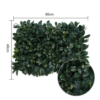 

Artificial Green Grass Square Plastic Lawn Plant Home Wall Decoration Fake Simulation Garden Plants Decor 40*60cm Plastic