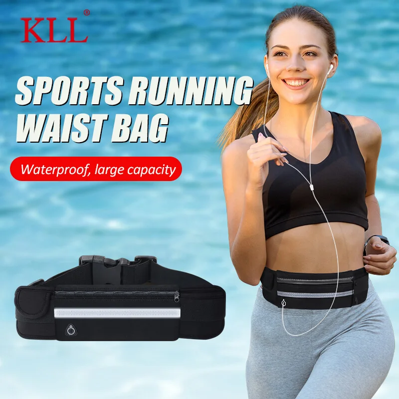 

6.5 Inch Sports Running Waist Bag for iPhone Samsung Huawei Outdoor Jogging Belt Waterproof Phone Bag Case Women Gym belt waist