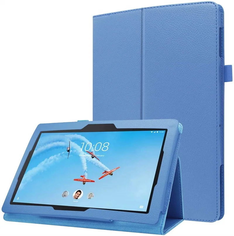 Cover Case For Lenovo Tab E10 10.1 TB-X104F High Quality Leather Funda Smart Flip Tablet Coque | Компьютеры и офис