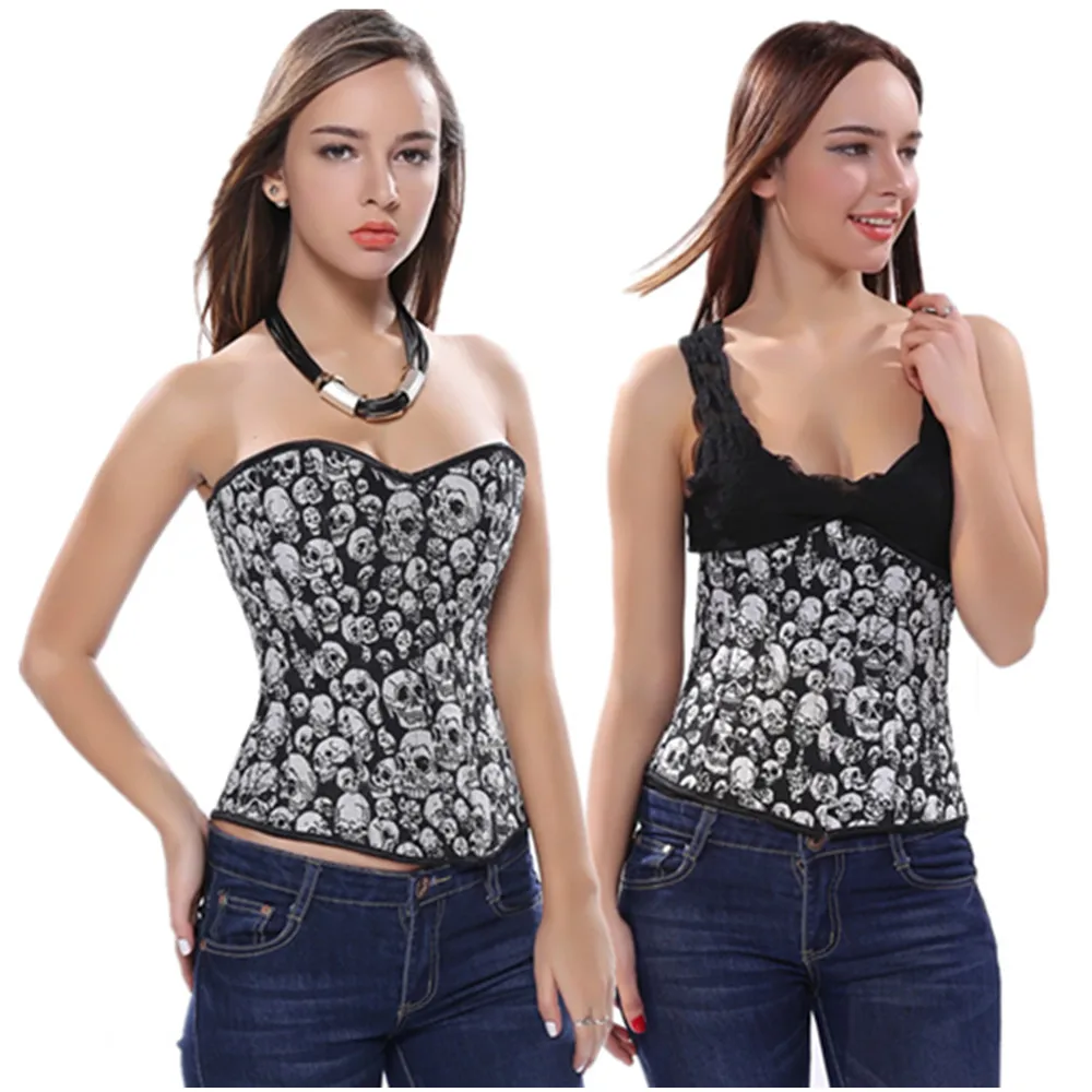 Женское винтажное платье бюстье обтягивающий Готический корсет|Бюстье и