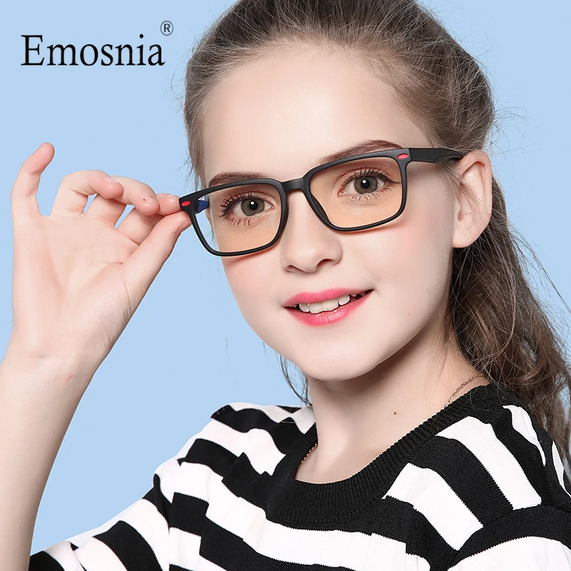 New TR90 Unbreakable Kids Glasses Frames Children Optical Blue Light