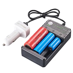 Battery Charger 4.2V Charger Li-ion battery USB Independent Charging Electronic 18650 18500 16340 14500 26650 Battery Charger