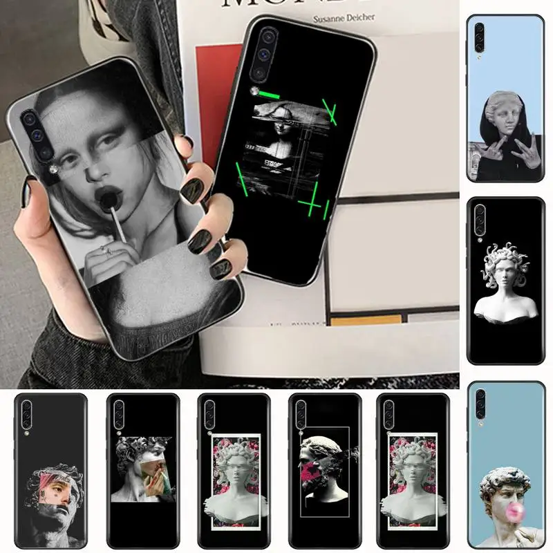 

David Abstract Art Mona Lisa Phone Case Cover For Samsung Galaxy A 3 6 7 8 10 21 01 11 31 91 10S 20S 30S 50S PLUS