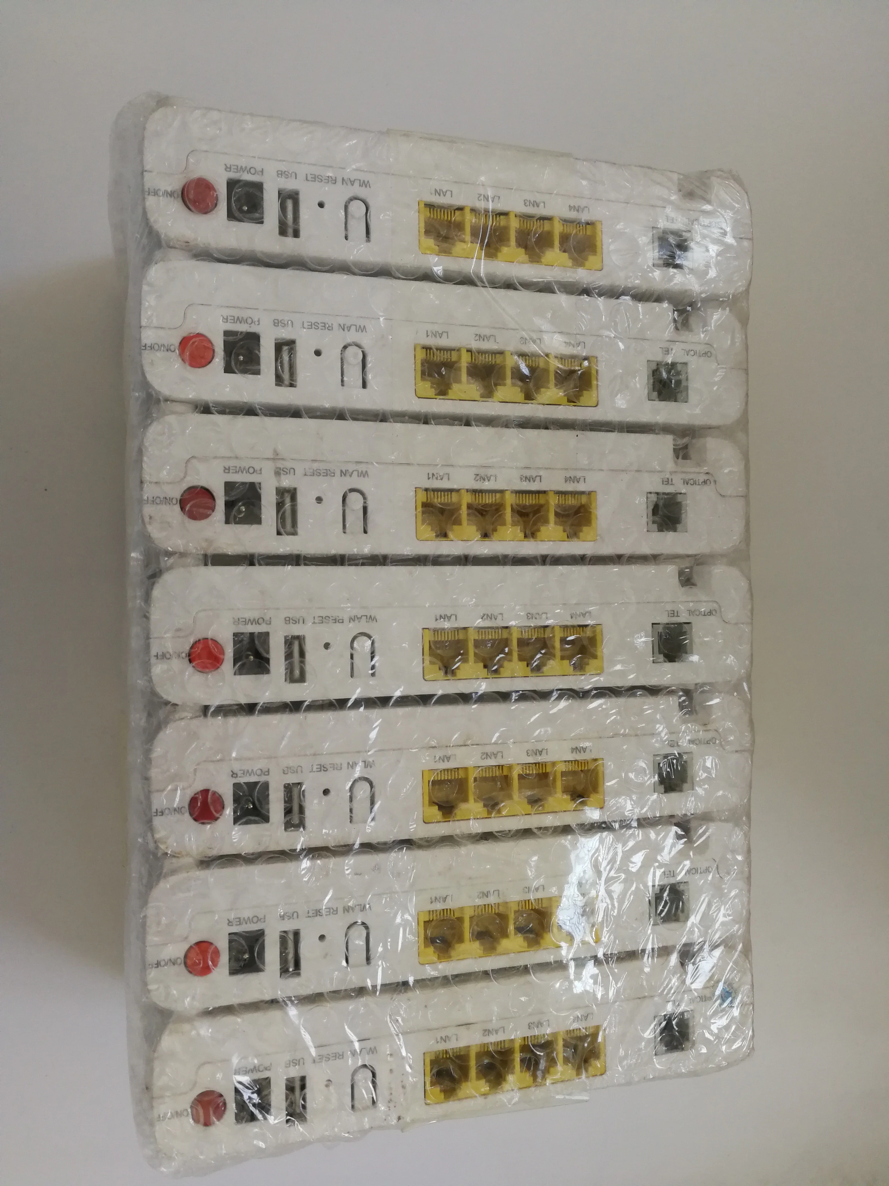 7 шт./лот zte F623 Onu(аналогичная функция с F660 6,0) Gpon б/у ОНУ без адаптера питания