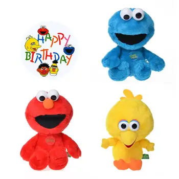 

New kpop high quality 35cm Sesame Street ELMO Plush Toys BIG BIRD Stuffed Doll Red Animal Stuffed Toys Gifts For Kids Xmas Gifts
